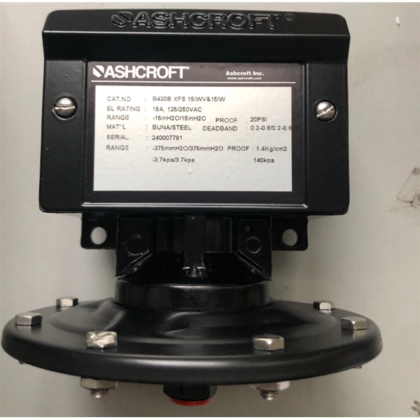 雅斯科ASHCROFT压力开关B420BXFS15IWV&15IW