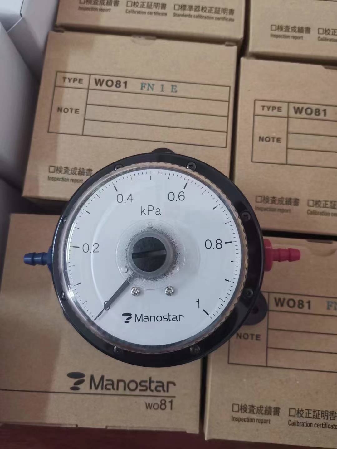 Manostar 日本山本电机压力表差压计W081FN1E (1)